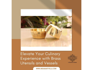 Elevate Your Culinary Experience with Brass Utensils and Vessels
