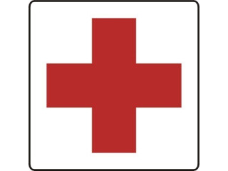 Red Cross Magnetic Signs