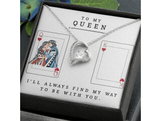 To My Queen Forever Love Necklace