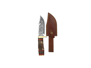 Best Horn Handle Damascus Knife
