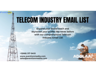 Updated Telecom Industry Email List Providers In USA-UK