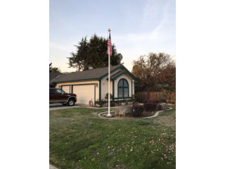 American Flagpole Installation In California