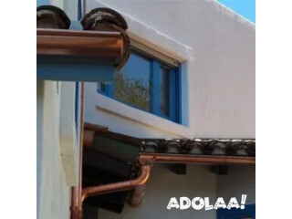 Copper Rain Gutters