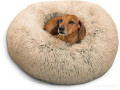 dog-bed-in-shag-fur-taupe-sheri-the-original-calming-donut-small-0