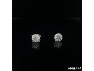 Buy White Gold Earrings Online