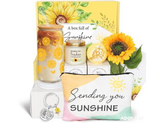 Get Well Soon Gifts Sending Sunshine Sunflower Gift Baskets Self Care Gifts