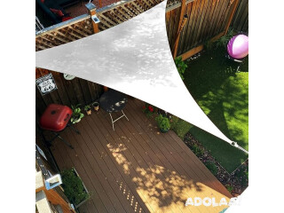 Triangle Sun Shade Sail Patio Garden Outdoor Cover Breathable UV Protection