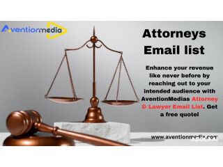 Get accurate Attorney Email List across USA-UK