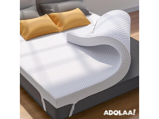 Gel Memory Foam Mattress Topper for Pressure Relief