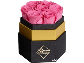 7-Piece Forever Pink Rose Box - Mothers Day Gift