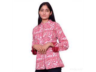 Buy Quilted Block Print Jackets Online at Roopantaran