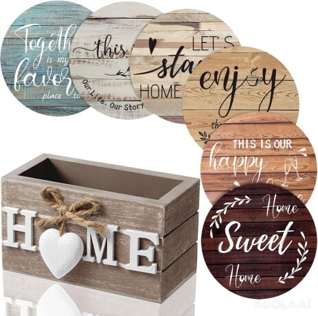 family-day-gift-housewarming-gifts-for-home-decoration-wooden-heart-coasters-big-0