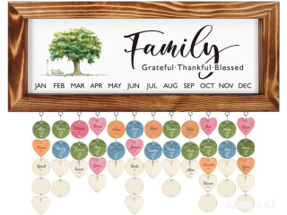 Family day gift - TOARTi Family Tree Birthday Plaque