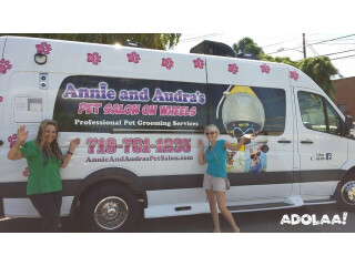 Mobile Pet Salon in NYC - Annie and Audras