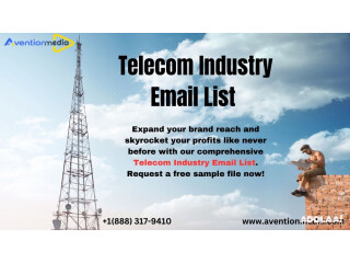 Get accurate Telecom Industry Email List across USA-UK