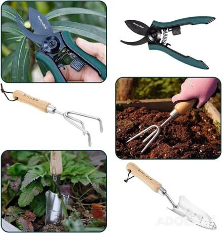 4-piece-stainless-steel-garden-tool-kit-with-wooden-handle-big-1