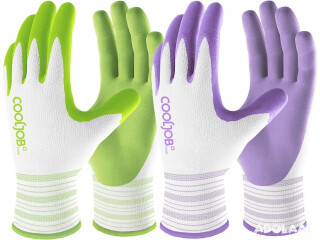 Breathable Rubber Coated Yard Garden Gloves