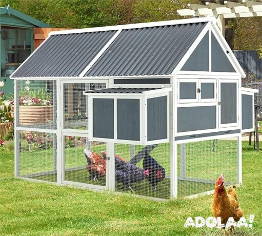 large-chicken-coop-outdoor-wooden-hen-house-poultry-cage-big-0