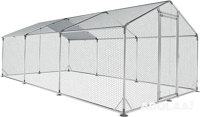 large-metal-chicken-coop-upgrade-tri-supporting-wire-mesh-chicken-run-big-0