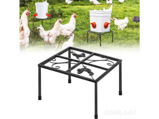 Metal Stand for Chicken Feeder Waterer Indoor Outdoor