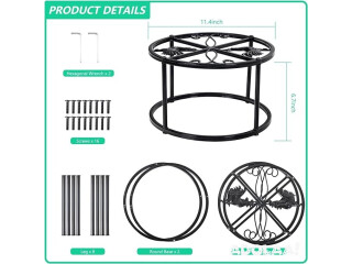 2Pcs Metal Stand for Chicken Feeder Waterer