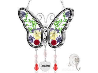 Butterfly Suncatcher Grandma Glass Sun Catcher