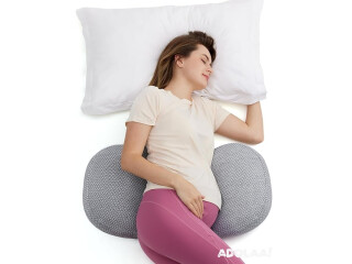 W Shaped Maternity Pillow for Side Sleeper