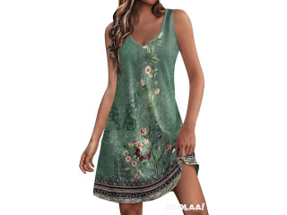 Women's Dresses for Beach Vacation Summer Boho Sundress