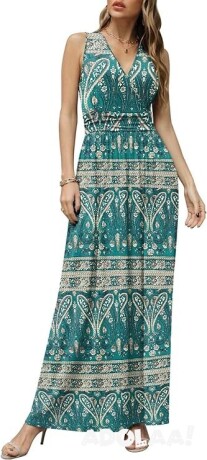 womens-v-neck-long-dress-beach-waist-maxi-dresses-big-0