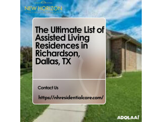 Premier Assisted Living Facilities in Richardson, Dallas, TX