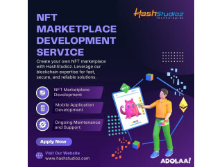 NFT Marketplace Development Service by HashStudioz