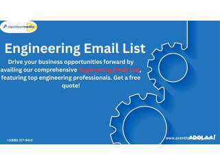 Get accurate Engineering Email List Providers in USA-UK