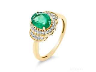 Gold Emerald Rings | Rekiya Designs | Gemstone Jewelry