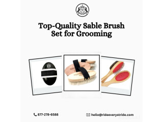 Top-Quality Sable Brush Set for Grooming | Ride Every Stride