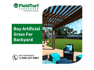 Buy Artificial Grass For Backyard | FieldTurf Landscape