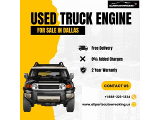 Used Truck Engine for Sale in Dallas | All Parts Auto Wrecking