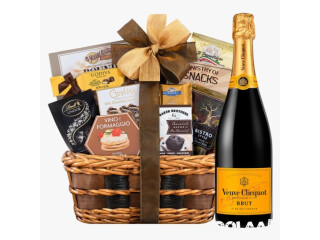 Order Luxurious Veuve Clicquot Gift Basket at Best Price