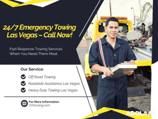 24/7 Emergency Towing Las Vegas Call Now!