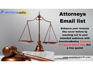 Get accurate Attorneys Email List across USA-UK
