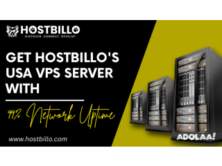 Get Hostbillos USA VPS Server With 99% Network Uptime