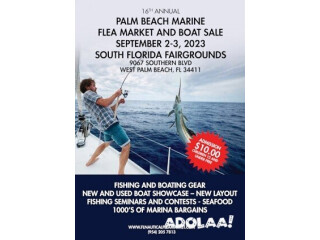 16th Annual Palm Beach Marine Flea Market and Boat Sale Returns Sept 2-3!