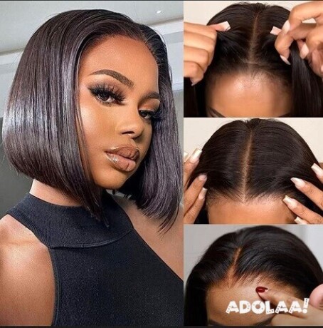 vanlov-hair-hd-glueless-4x6-wear-and-go-bob-wig-3-seconds-to-wear-24-hours-customer-service-online-big-1