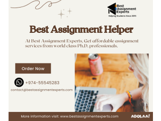 Get Best Assignment Helper : Assignment Writing Service